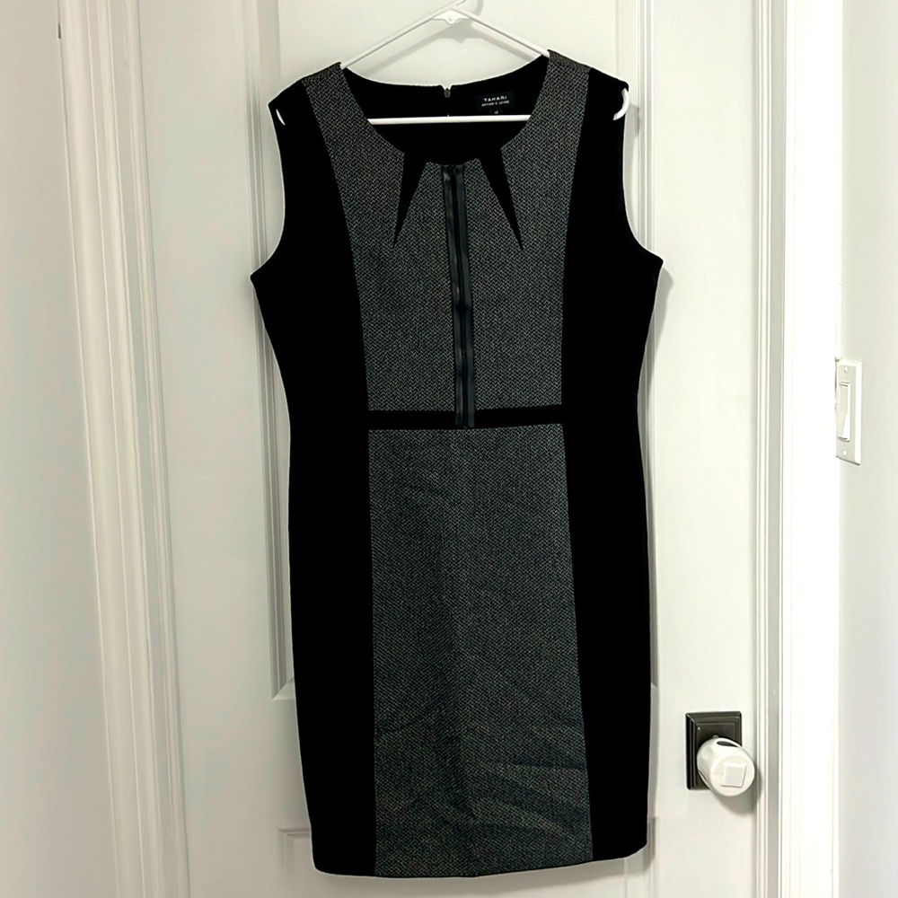 Tahari Black Work Dress (lined)